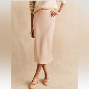 NWOT Sezane Sandy Skirt in Powder Pink